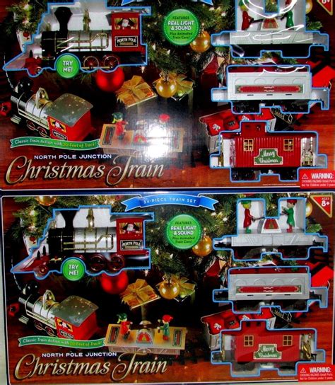 north pole junction train set boxed|north pole junction christmas train.